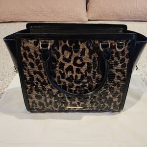 Brahmin Snow Leopard Handbag and Wallet